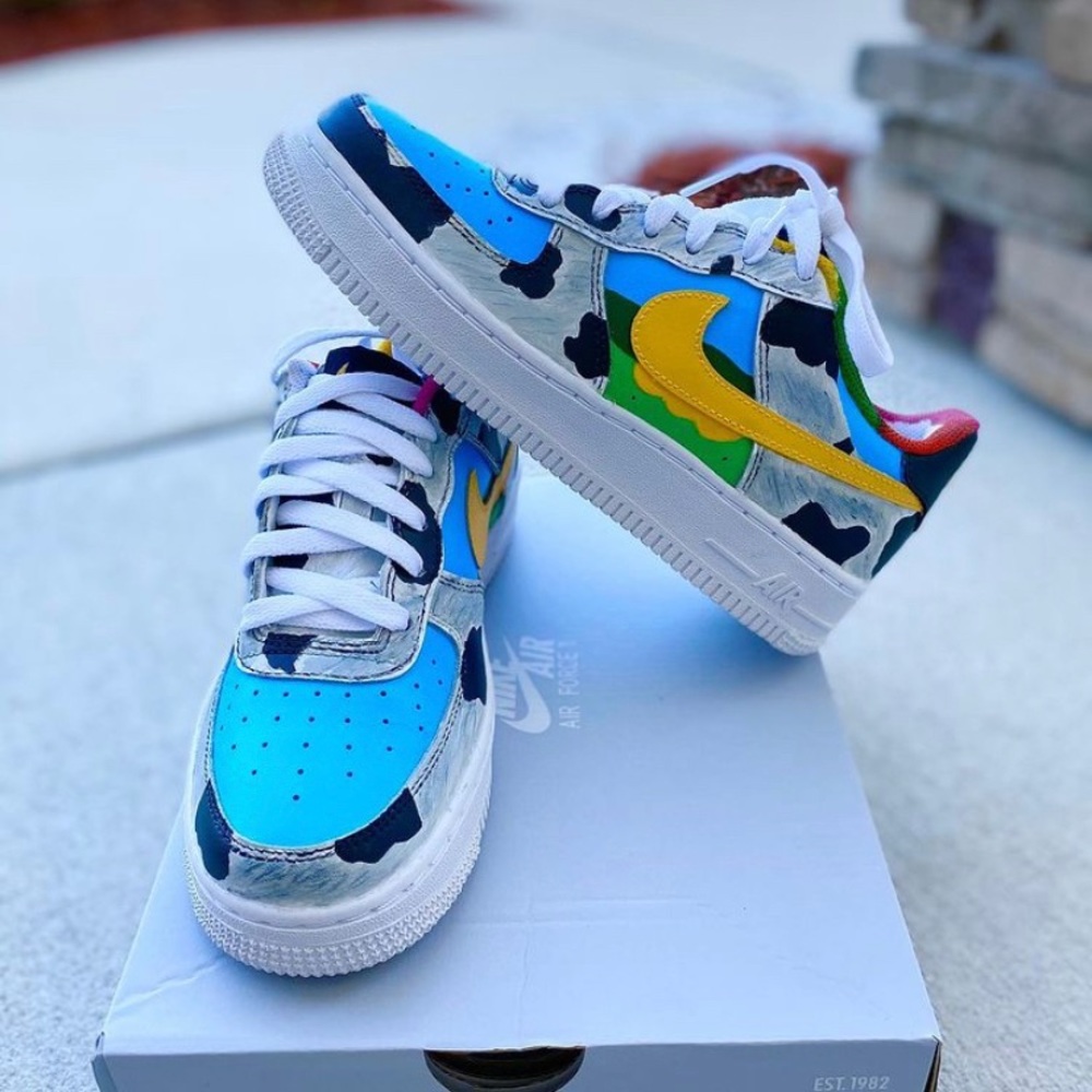 Hand painted sneakers